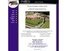 Tablet Screenshot of empressarabians.com
